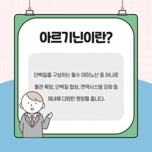 아르기닌 효능